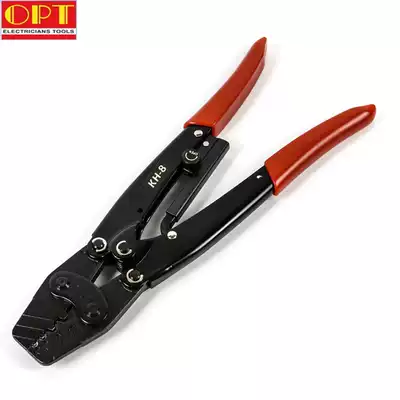 China Taiwan OPT ratchet type bare terminal crimping pliers KH-268 insulated terminal crimping pliers imported cold pressing pliers