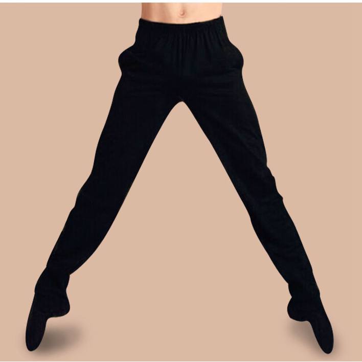 Men's dance pants cotton dance costume bodybuilding suit turnip pants adult practice pants training long pants dance pants