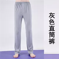 Мужские серые прямые штаны