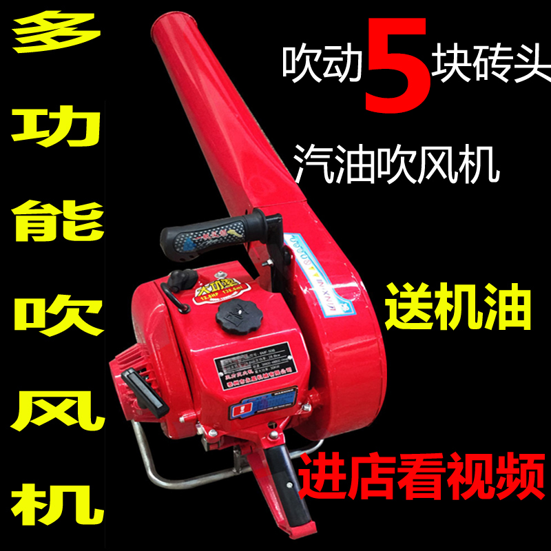 Portable high-power gasoline hair dryer Wind fire extinguisher Forest fire extinguisher Road leaf smoke tube snow blower
