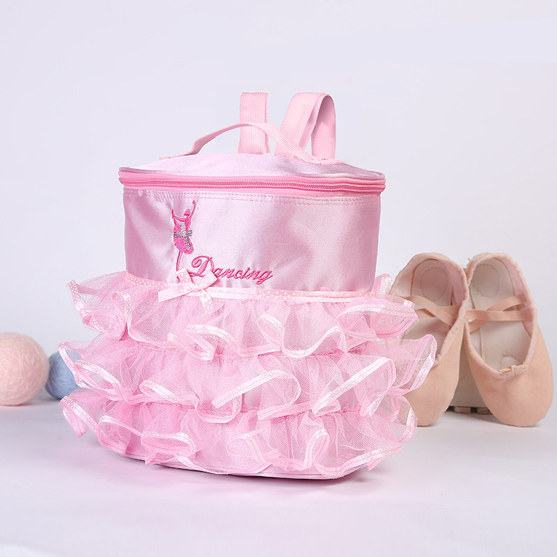 Han Edition Children's Dance Backpack Dance Costume Ballet Dance Ballet Ballet Butterfly embroidery Ballet