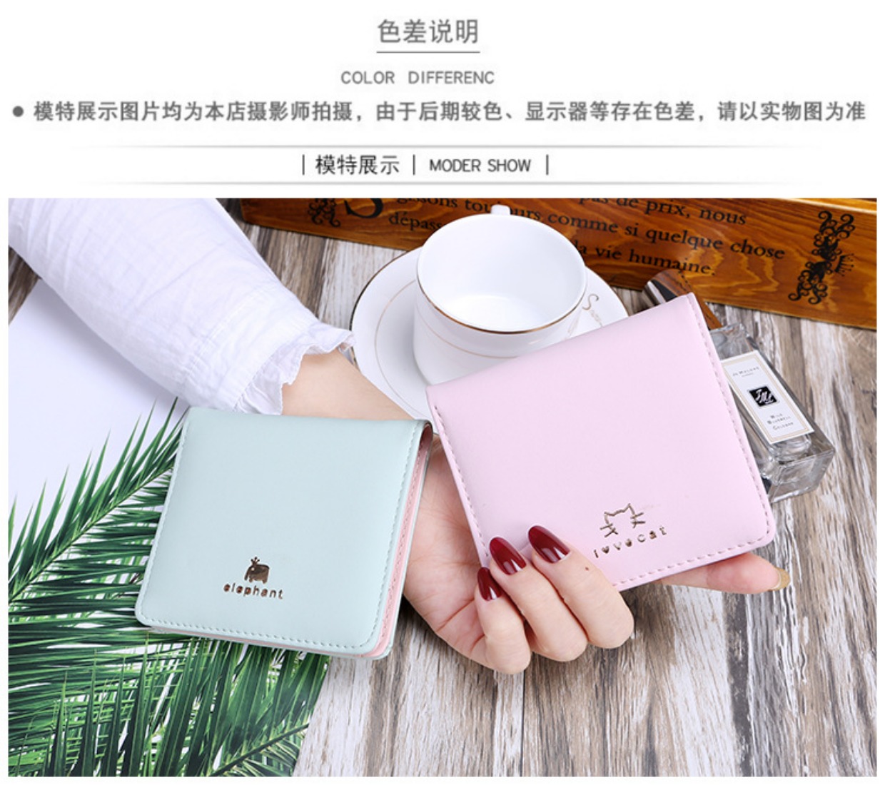 Ví siêu mỏng ít phụ nữ đoạn ngắn 2018 mới sinh viên nhỏ gọn gấp dễ thương đa năng ví Hàn Quốc bóp nữ