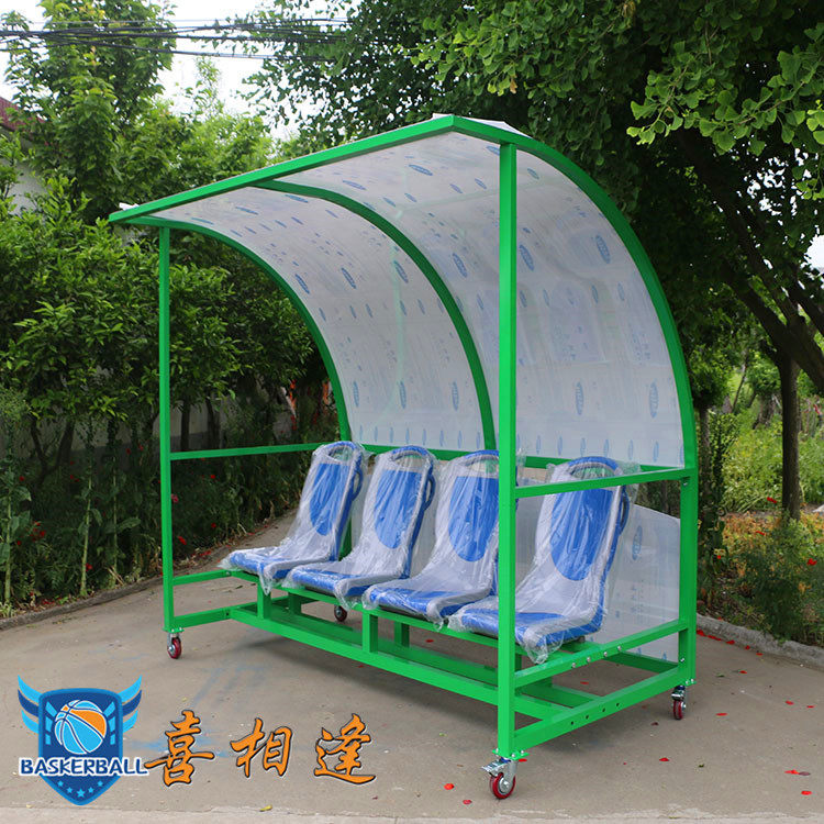 Aluminum alloy football ground floor resting chairs Competition stand-in seats Seat Football Protective Shed Racing seat Rain shed