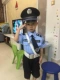 Cảnh sát nhỏ quần áo cảnh sát trẻ mẫu giáo hiệu suất nhỏ cảnh sát giao thông hiệu suất đồng phục trẻ em cảnh sát chơi đạo cụ quần áo tập nhảy