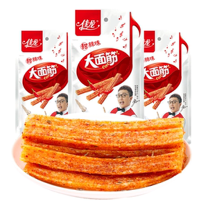 佳龙辣条大面筋100g*5袋麻辣零食
