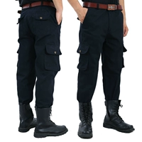 Темно -синие чистые хлопковые полосы