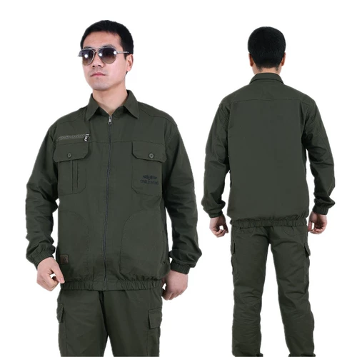 Хлопковый летний тонкий износостойкий комбинезон, защита от ожогов