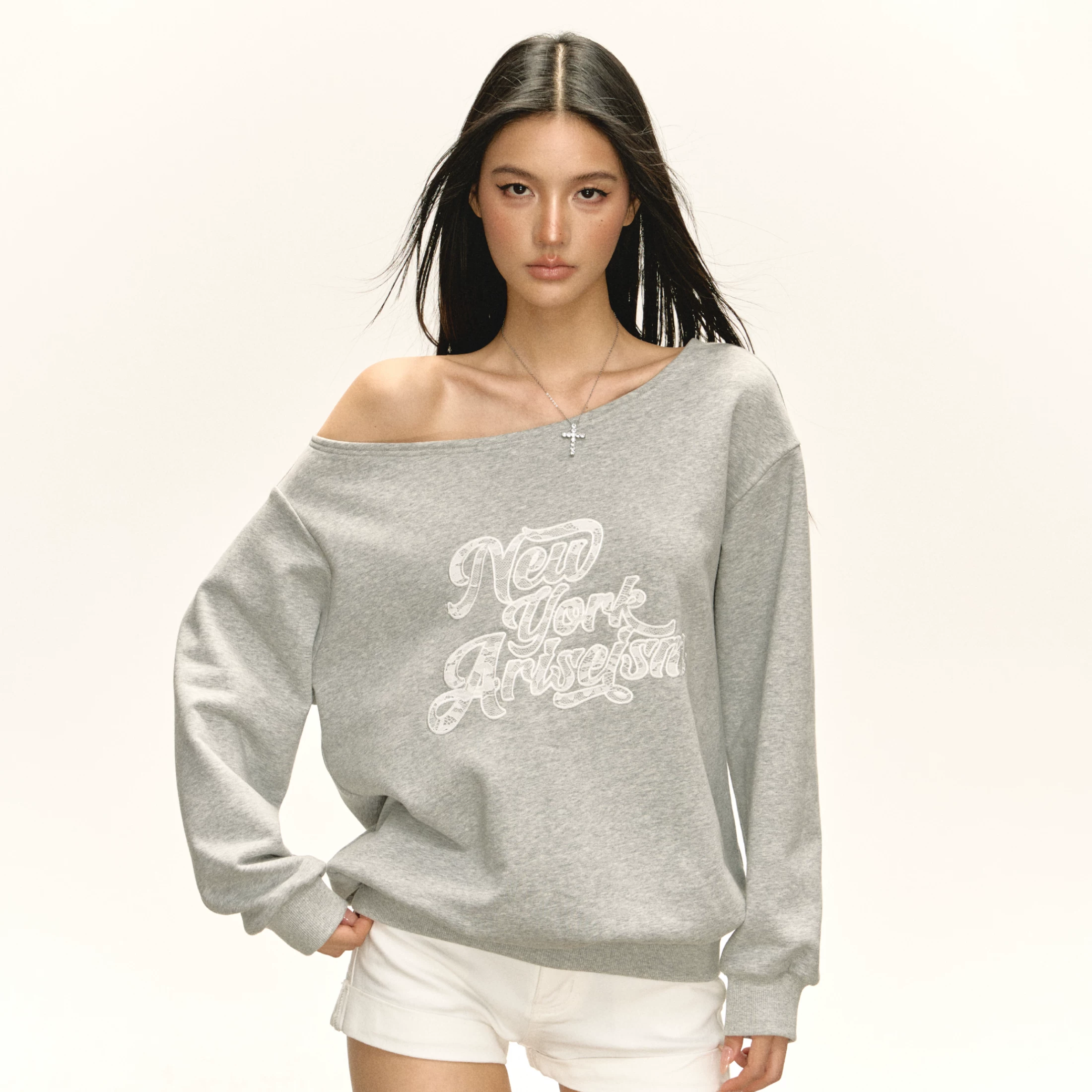 Аризизм Ретро осень длинный рукав, американский стиль, oversize