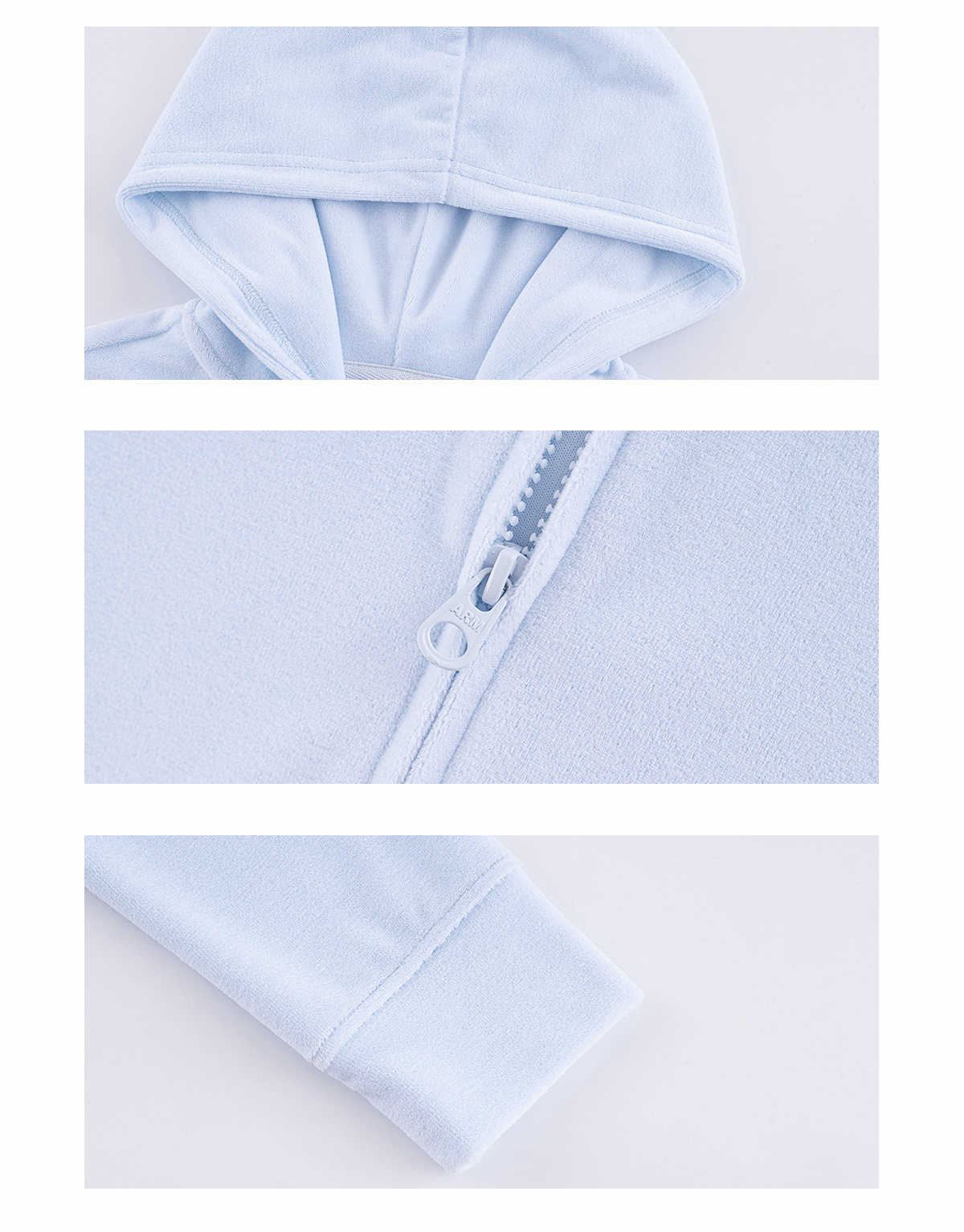 ARISEISM Zip-Up Cropped Sweatshirt Set