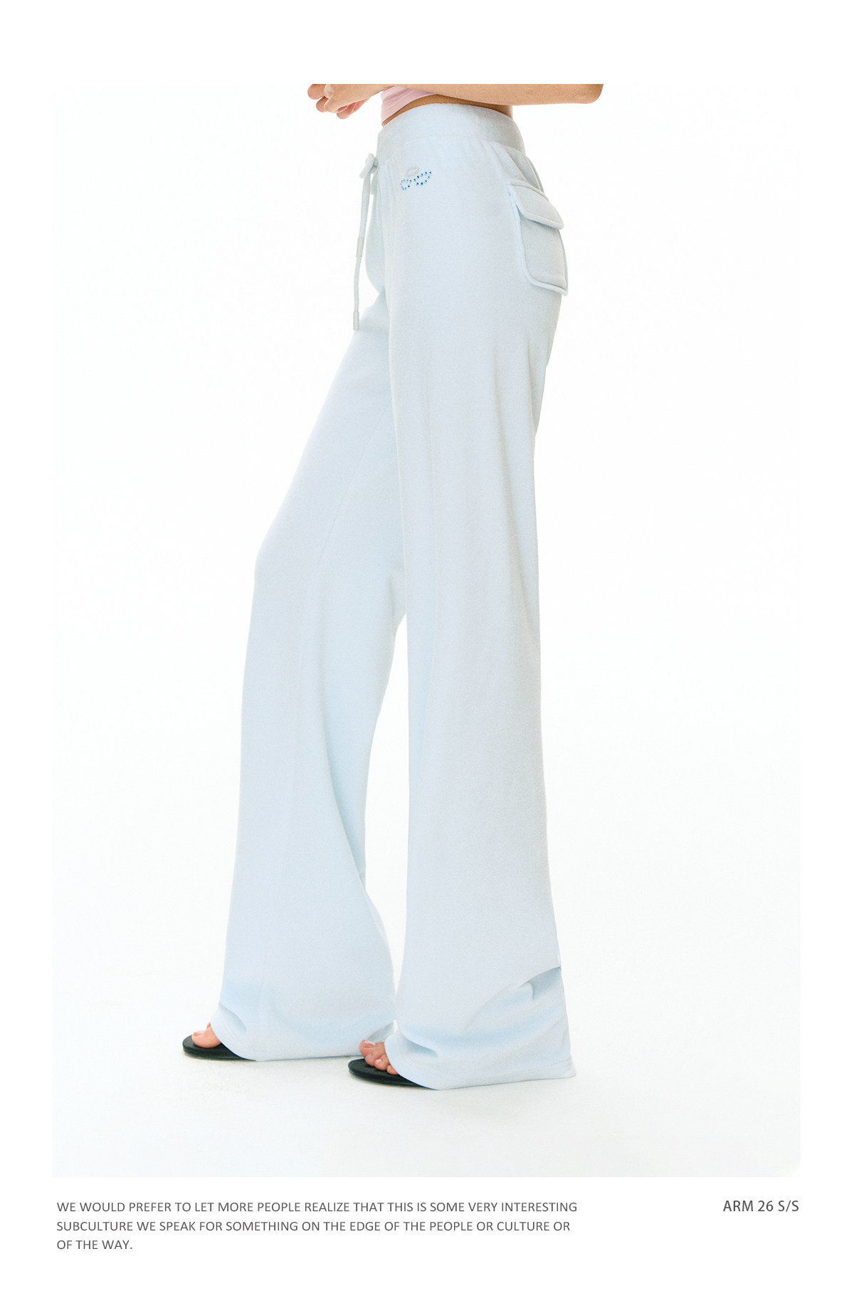 ARISEISM Zip-Up Cropped Sweatshirt Set