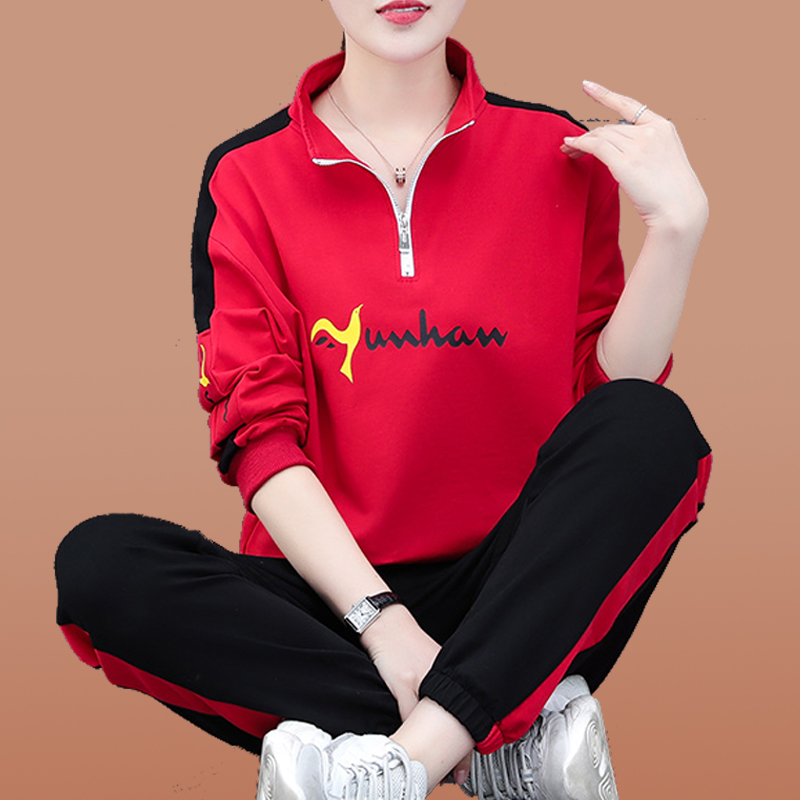 Casual Sportswear Suit Women's Spring Dress 2022 New Square Dance Costume Fitness Dancing Two Sets Of Velvet Clothing