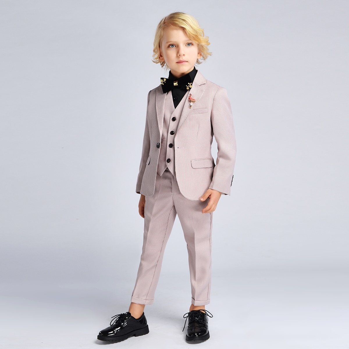imo boy's west suit children suit gown flower boy suit for piano out walking show suit thousands of birds to host the suit