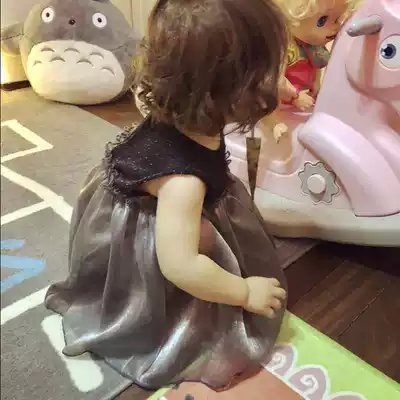 Children's wear women's summer clothes baby Foreign school dress dress 2021 New Girl's vest dress baby princess dress