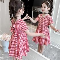  Girls  fashionable dresses summer 2021 summer new childrens ultra-western girl skirts childrens princess skirts tide