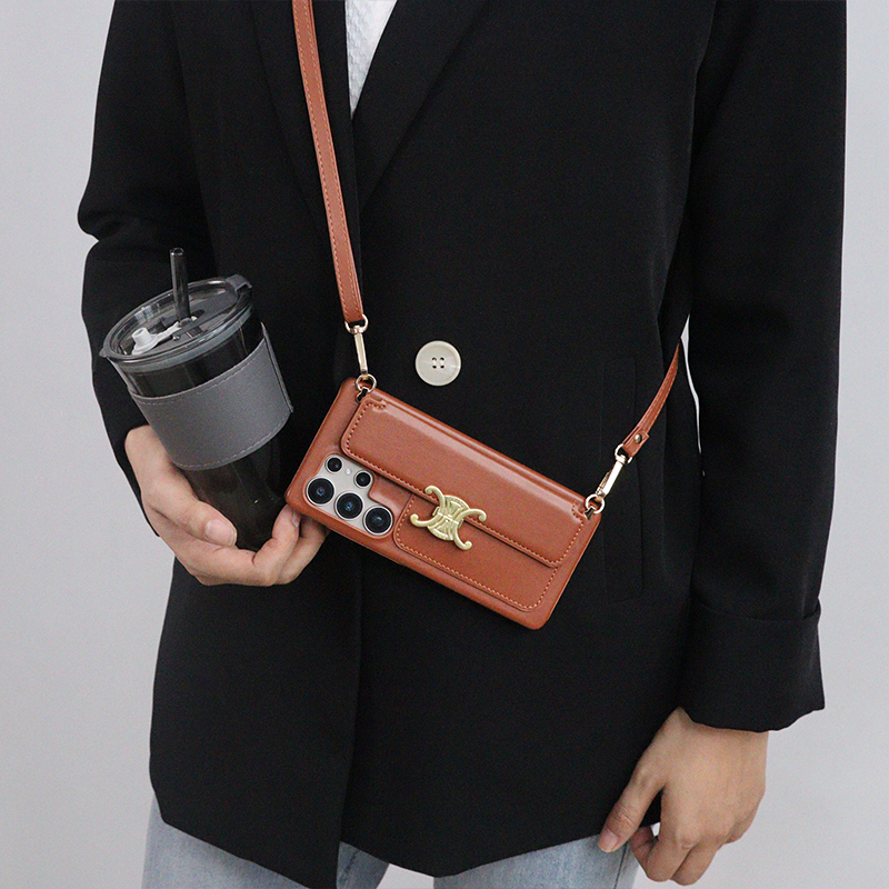 Samsung S24 Ultra Phone Case New Model S25 Crossbody with Strap Lanyard S23 Ultra High-End Card Holder for Women S22 Protective Case S21 Trendy Popular Niche Suitable for S20 Super Nice Leather Samsung S24 Ultra Phone Case New Model S25 Crossbody with Strap Lanyard S23 Ultra High-End Card Holder for Women S22 Protective Case S21 Trendy Popular Niche Suitable for S20 Super Nice Leather