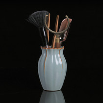 Ru Kilo Six Gentlemen Tea Tea Tea Copper Tea Holder Brushes Tea Art Tools 6 Pieces Suit Tea Set Tea Road Accessories Grand Total