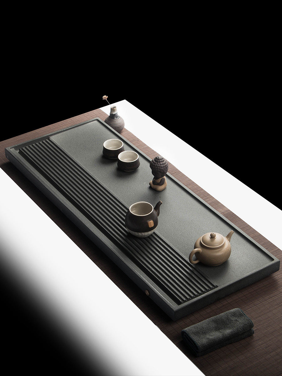 Natural whole Ukkim stone tea tray Hyundai Gongfu tea with minimalist Stones Tea Sea Home Day Style Dry Tea Table