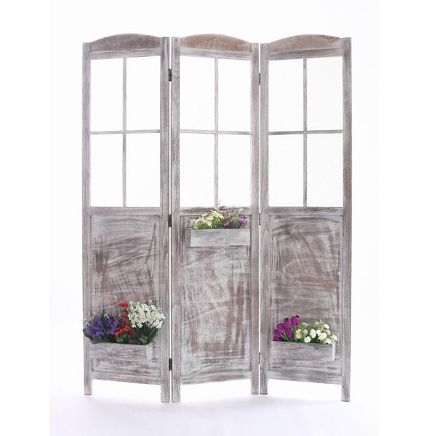 ZAKKA đất nước Pháp retro cũ gỗ rắn lưới màn hình hoa vườn vườn làm vườn quần áo trang trí cửa hàng - Màn hình / Cửa sổ vach ngan phong khach va bep