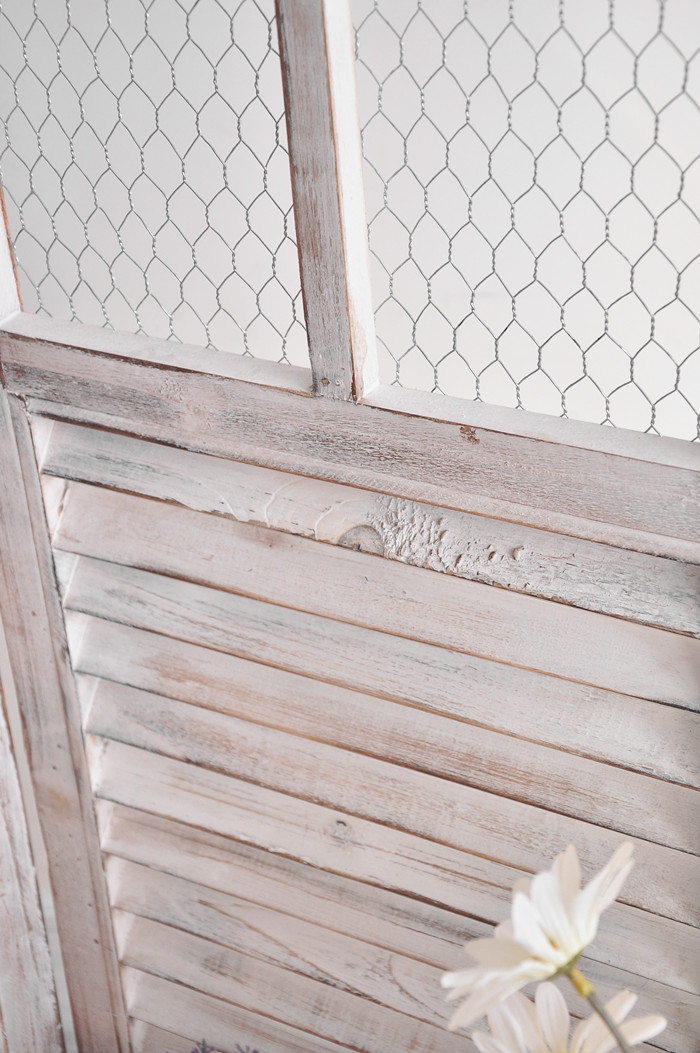 ZAKKA LOFT Đất nước Pháp gỗ rắn làm vườn cũ làm vườn bằng gỗ cửa chớp màn hình hoa đứng với bảng đen - Màn hình / Cửa sổ khung cửa gỗ