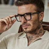 Beckham Glasses Мужская миопия глазная рама снимки снимки сэмпюзирующим зеркальным каркасом рамы анти -укура