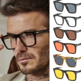 Beckham Glasses Мужская миопия глазная рама снимки снимки сэмпюзирующим зеркальным каркасом рамы анти -укура