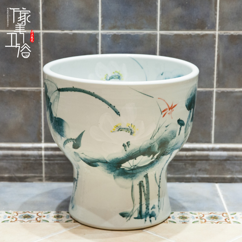 Ceramic balcony mop pool wash mop pool mop basin mop pool bathroom small mop pool household floor-standing