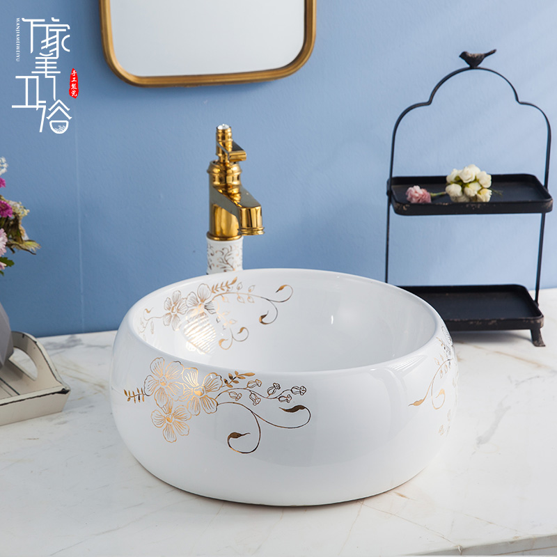 Countertop basin square countertop washbasin washbasin ceramic washbasin bathroom washbasin art basin home