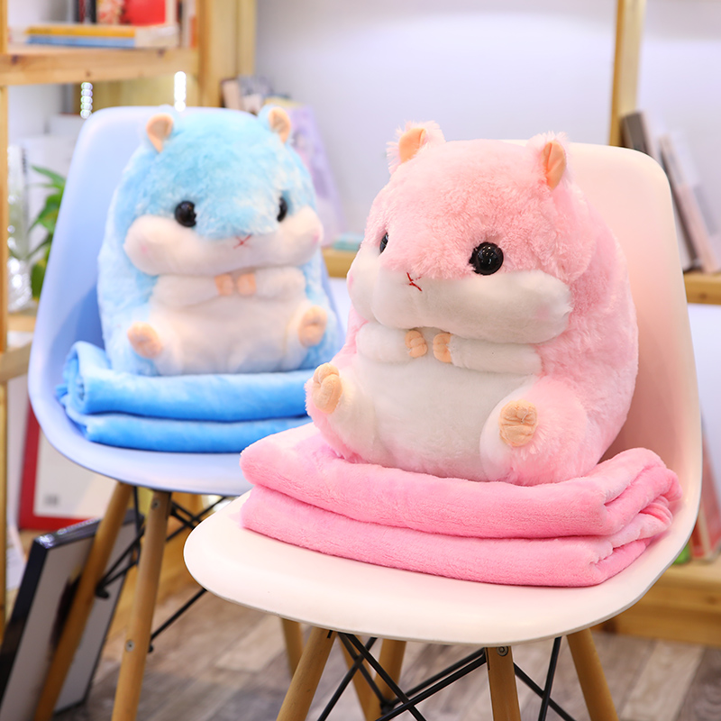 Hamster doll doll plush toy cute rag doll bed sleeping pillow hand warmer girl winter