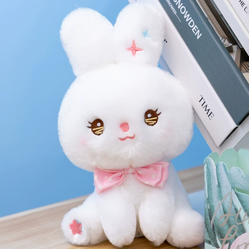 Плюшевый кролик, игрушка, тряпичная кукла, белый кролик