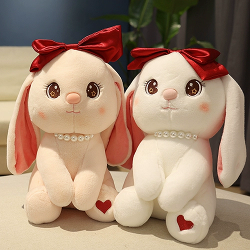 Милый плюшевый кролик, игрушка, кукла девочка для сна, подарок на день рождения