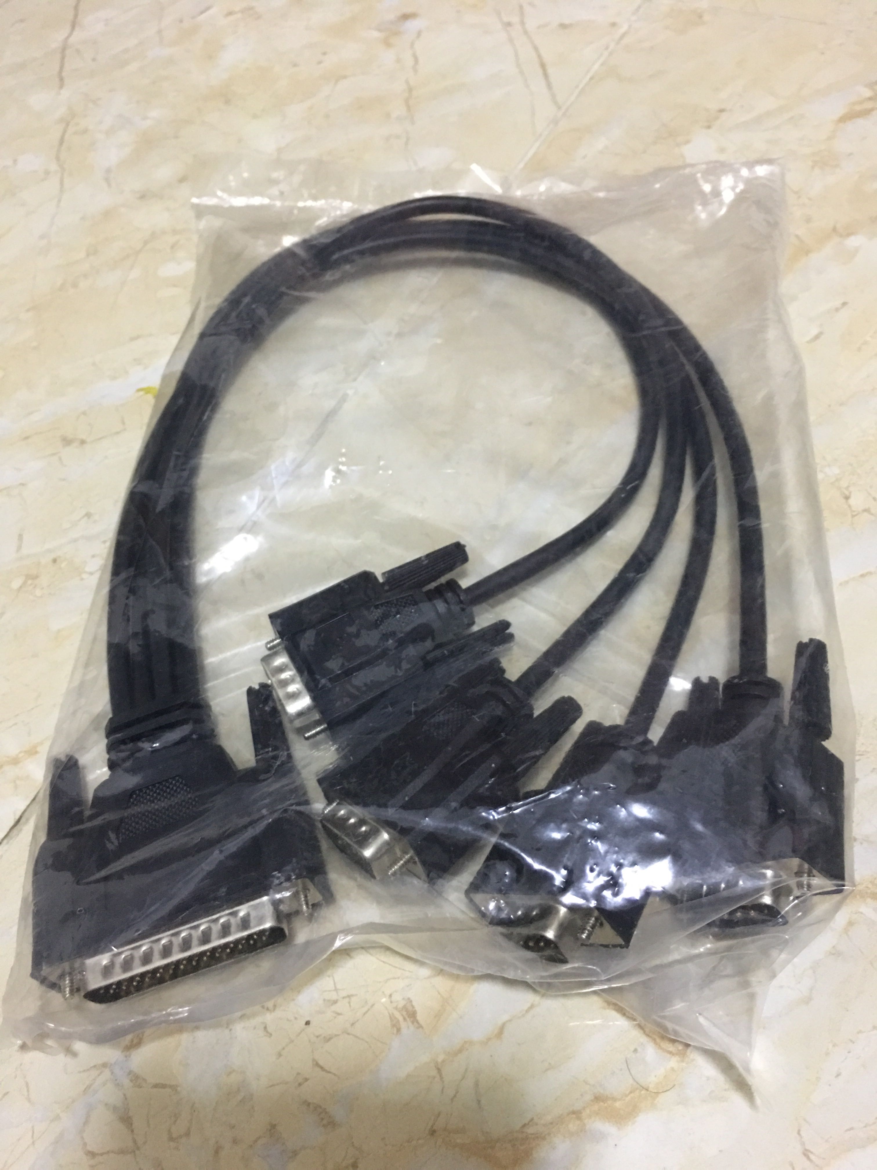 moxa cp-104ul 134u cable db44-db9 one drag four serial cable original moxa cable