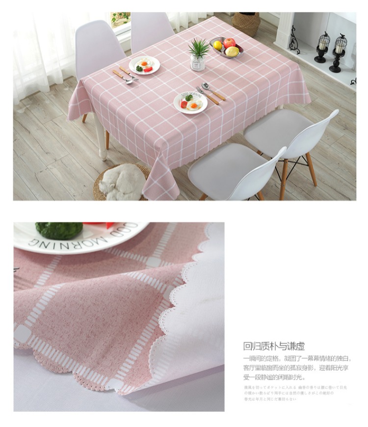 Khăn trải bàn không thấm nước, chống dầu, chống vảy, khăn trải bàn dùng một lần, PVC, bông, vải lanh, vải, bàn hình chữ nhật, thảm trải bàn khăn trải bàn trang trí