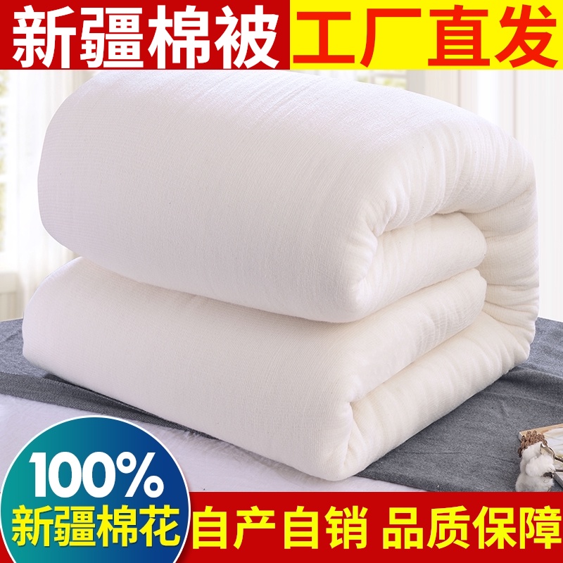 Xinjiang quilt pure cotton quilt winter thickened warm spring and autumn cotton quilt mattress quilt cotton tire