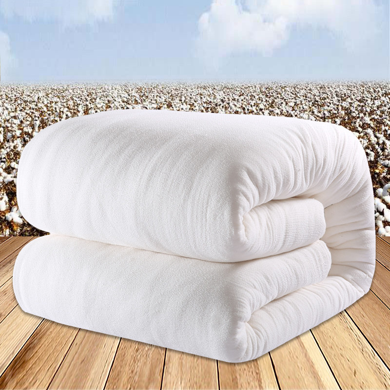 Xinjiang cotton quilted winter quilted by cotton quilted cotton wool quilt core cushion quilted by cotton tire single double mattress student cotton quilted