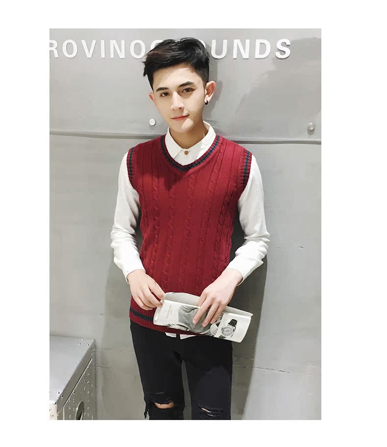 Débardeur homme Woolen gilet JIACZULIOU Nouveau 100% Polyester - Ref 1584218 Image 17