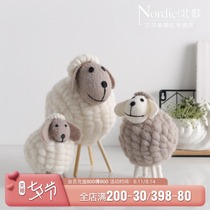 Nordic childrens room ornaments Sheep living room bedroom home furnishings Creative gifts Cute gifts shooting props