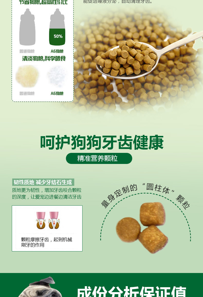 Thức ăn cho chó Maiton A6 chó con vừa và nhỏ nhập nguyên liệu nguyên hạt tự nhiên Teddy phổ biến bánh sữa số lượng lớn 500g - Gói Singular thuc an cho cho