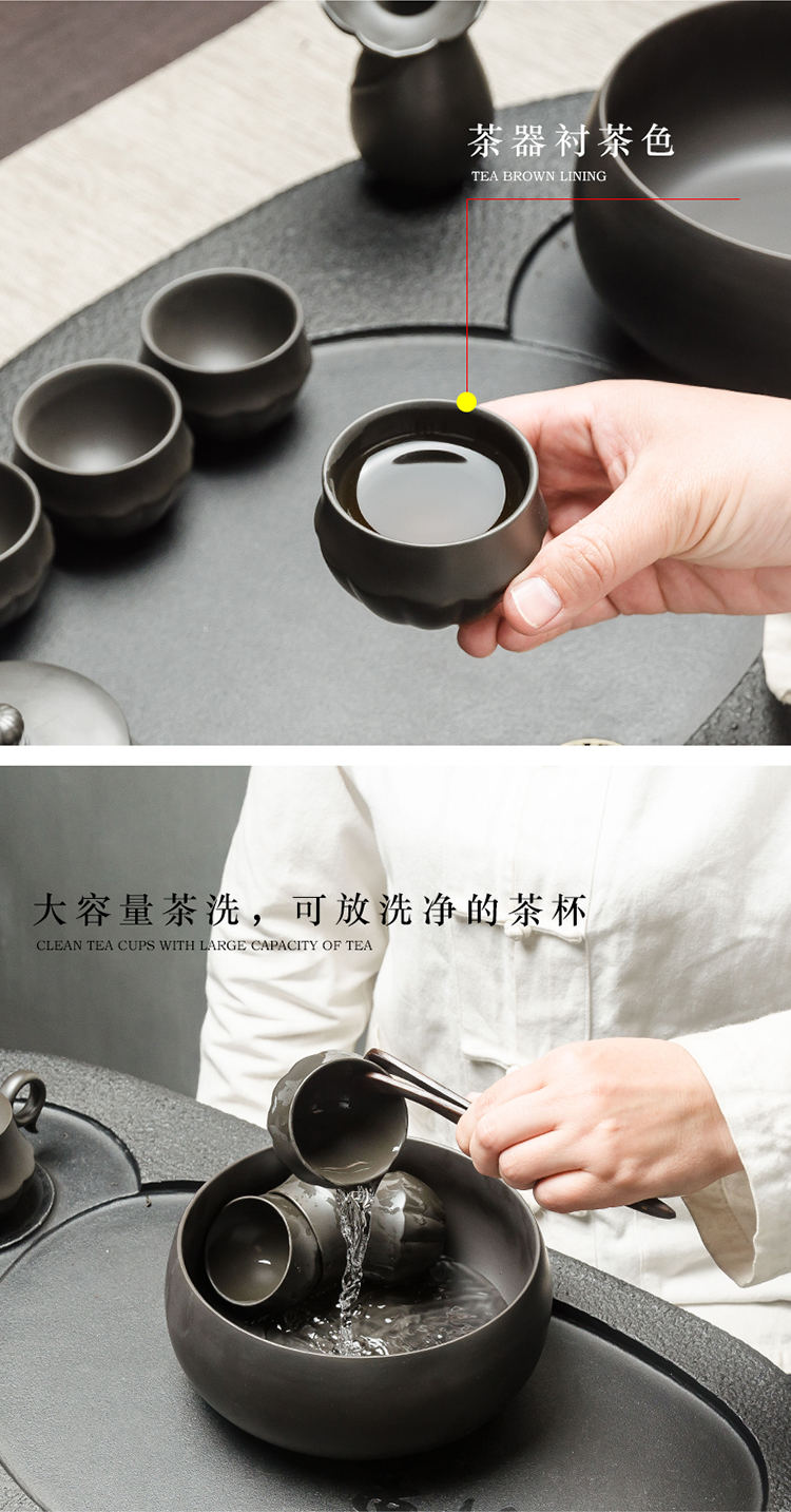 True sheng purple sand tea set gift tea sets boxed set household kung fu tea set to restore ancient ways of high - grade tea