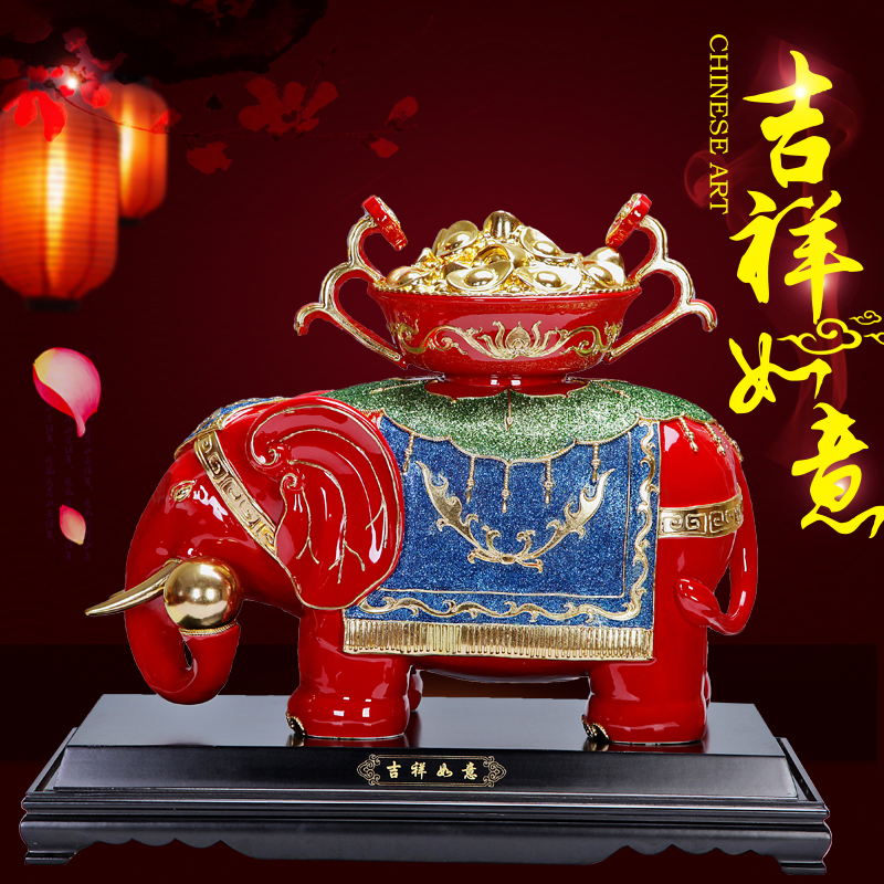 True sheng wing elephant household act the role ofing is tasted sitting room adornment office ceramic creative handicraft furnishing articles housewarming