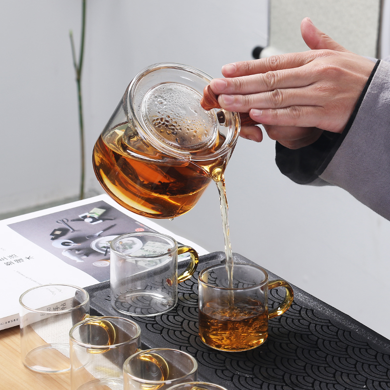 True sheng suit the electric TaoLu boiled tea, the Japanese heat - resistant glass home steamed small office glass teapot