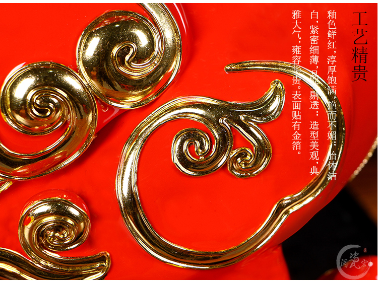 Really sheng lucky the mythical wild animal and paint line carve home furnishing articles ceramics handicraft decoration ideas sitting room feng shui decorations