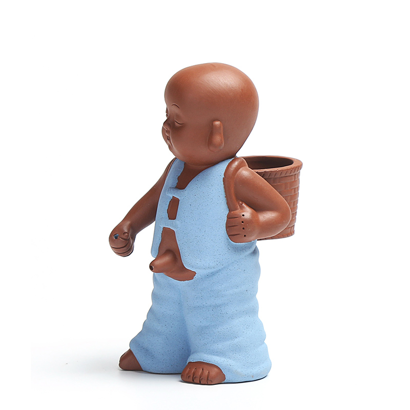 True color sand clay the lad urine tea accessories tea tray tea pet furnishing articles purple sand spraying urine child pee little monks