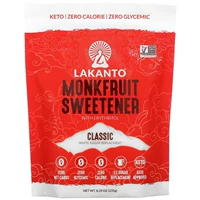 Классический Lakanto Classic Ack Mossic Gel Sweeter Classic Flavors Классический сахар 0 Калифорния Последний свет -литровый сахар