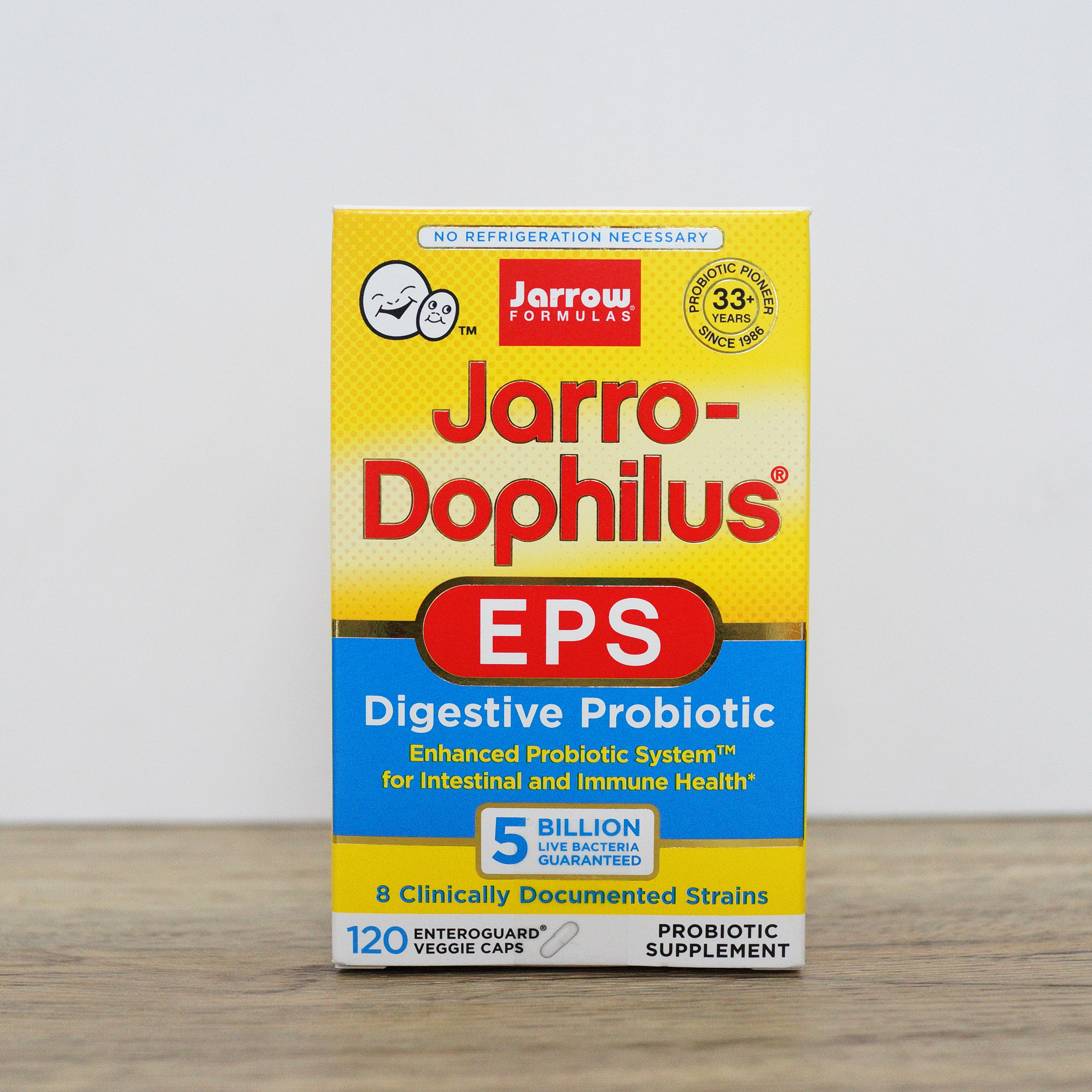American Jarrow Formis EPS 5 billion probiotics support gut healthy immune gluten-free 120 grains