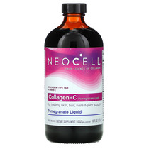 Neocell 4000 mg Collagen C Pomegranate Flavor Antioxidant Gluten 473 ml