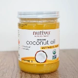 Американское кетогенное кокосовое масло Nutiva Натуральное кокосовое масло первого отжима Съедобный уход за кожей Кетогенное масло для вытягивания