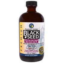 Amazing Herbs Black Cumin Seed Oil cold pressed Black Cumin Seed Oil 240 ml