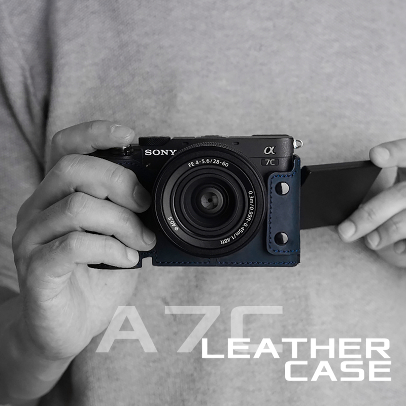 Mrstone Sony A7C Second Generation Camera Leather Case A7C2 Base Suitable for Sony Protective Case A7Cr Camera Bag