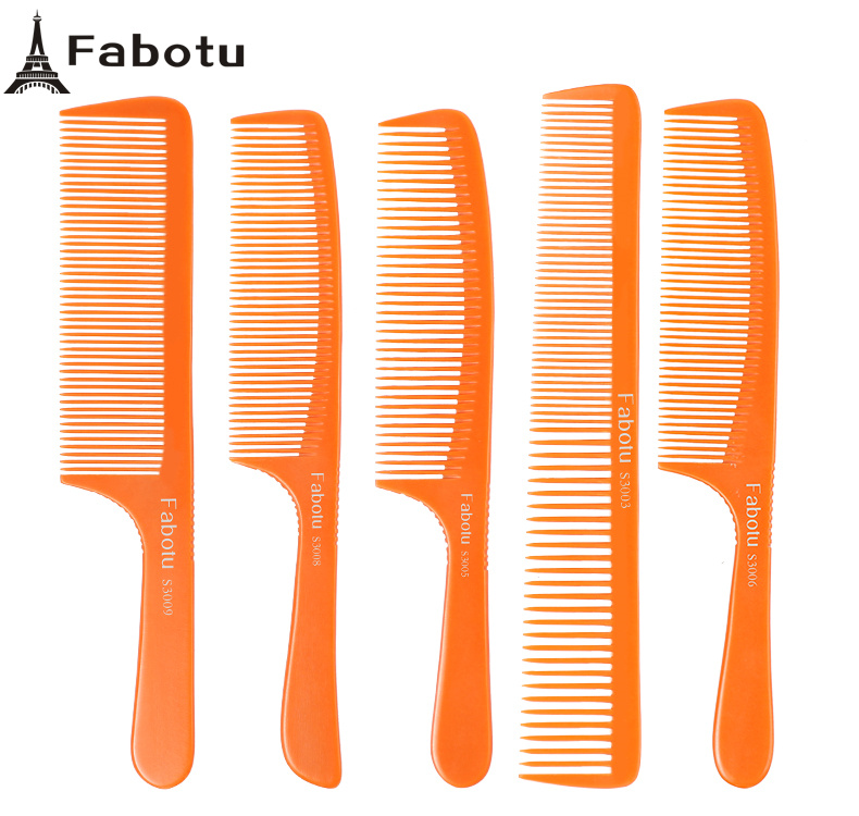 Professional ultra-thin 2mm haircut comb head comb hair stylist special apple comb haircut comb double head comb