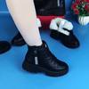 Brand Stock Genuine Leather Snow Boots for Women 2025 New Winter Fleece-Lined Warm Martin Boots Non-Slip Soft-Soled Cotton Shoes for Women